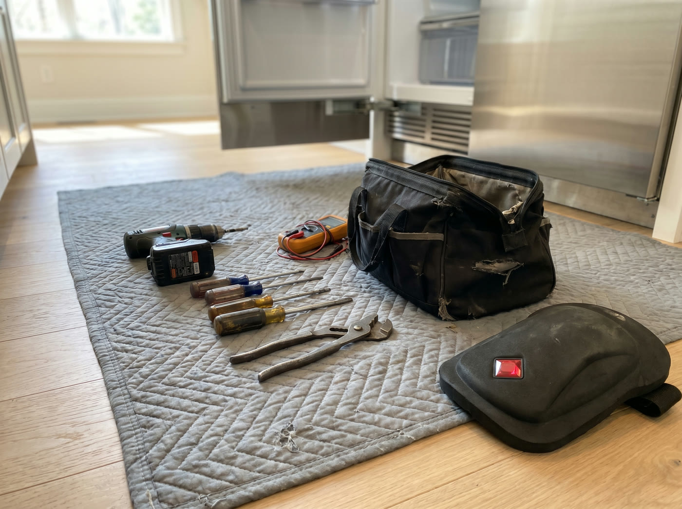 An Onyx technician's tools laid out
