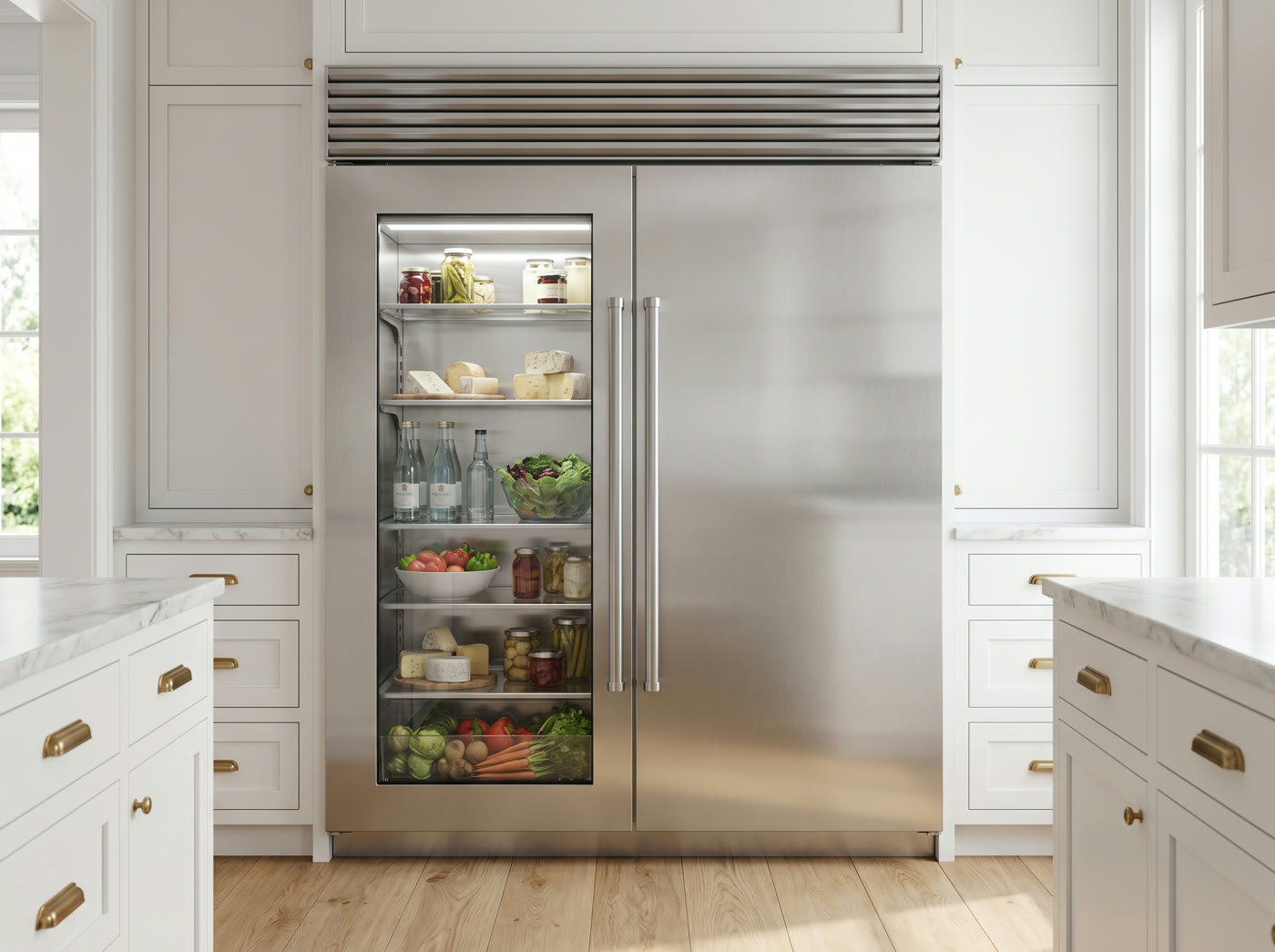 Sub-Zero appliance in a luxury kitchen